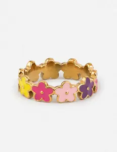 Floral Enamel Ring Floral Enamel Ring
