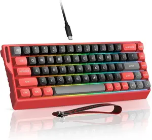 MicroPack Mechanical Keyboard with Magnetic Switches and 68-Key, 0.1-3.3mm Adjustable Actuation with 0.01mm RT Precision, Web/Software Driven, 8000Hz Polling Rate for Rapid Trigger Gaming Keyboard