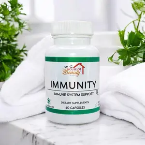 Herp-Ease Immunity Boost Herbal Supplements with L-lysine and Echinacea Fitness Edible Dietary Healthcare Herpes Capsules