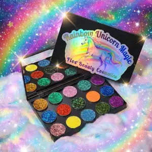 RAINBOW UNICORN MAGIC, 15 Pan PRE-DESIGNED Eyeshadow Palette
