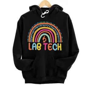 Lab Tech Week 2022 Rainbow Laboratory Scientist Technologist Hoodie, Sweatshirt, T-Shirt