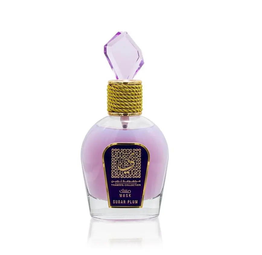 Lattafa Thameen Collection Musk Sugar Plum for Women Eau de Parfum Spray, 3.4 Ounce