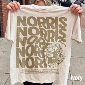 [Sale Up To 25%] Comfort Colors Lando Norris McLaren Racing Graphic Tee, Vintage Motorsport Fan Shirt, Retro Racing Aesthetic Tee, Grand Prix Fan Apparel