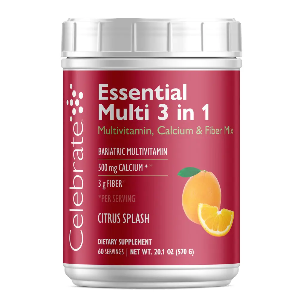 Essential Multi 3 in 1 Multivitamin Drink Powder With Calcium