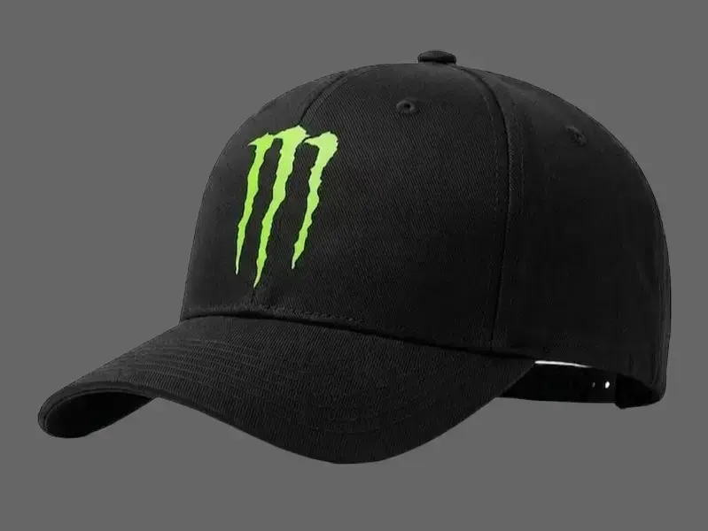 Monster Baseball Cap Green Claw Graphic Adjustable Hat