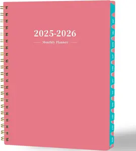2025 Planner - Monthly Planner 2025-2026, JAN.2025 to DEC.2026, 8.5" x 11", Large Planner with Spiral Bound