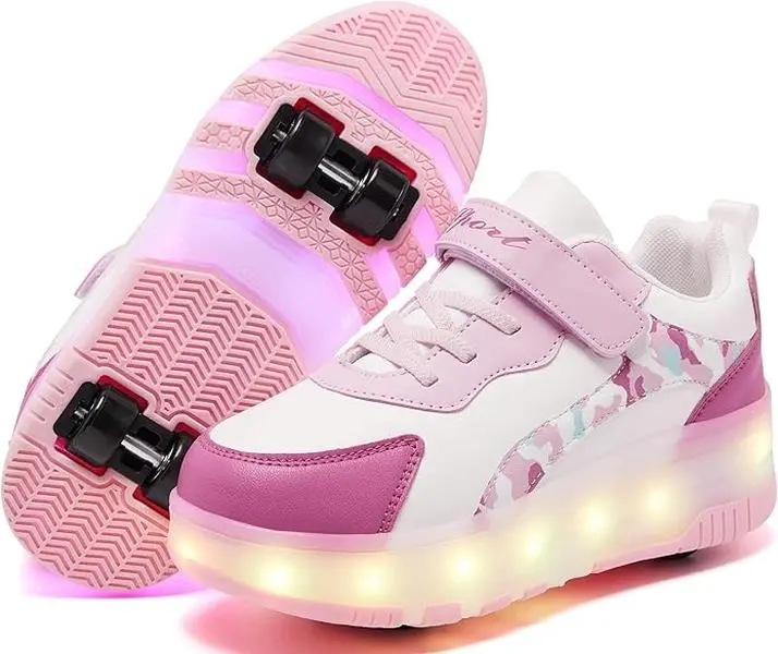 Children's LED light skate shoes are fun and fashionable, suitable for boys and girls' birthday parties and Christmas