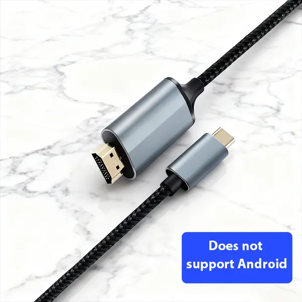 2026-Lulaven USB C to HDMI Cable 4K 60Hz Gold-Plated Plugs Aluminum HDR Type-C to HDMI 2.0 Cord for iPhone 15/16 MacBook iMac iPad Pro Galaxy 6ft Screen Mirroring Adapter, Accessories, Devices