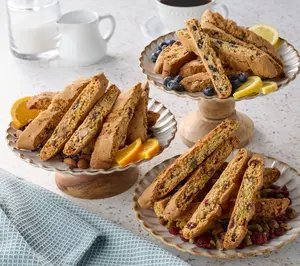 Biscotti Co. (36) Biscotti In Choice of Flavors - Blueberry, Cranberry Pistachio, Dark Chocolate Orange