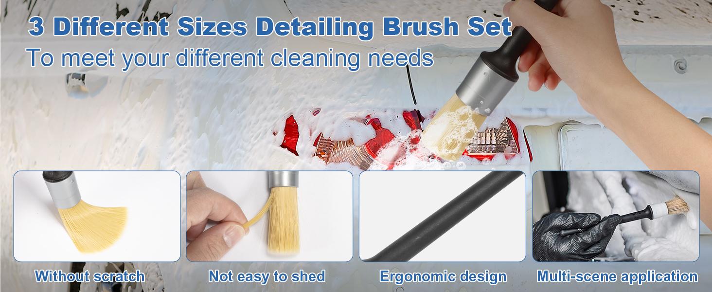Windshield Cleaner Tool, 13Pcs Car Interior Cleaning Kit, Car Detailing Kit Interior Cleaner, Car Detailing Brushes, Car Cleaning Gel, Inside Cleaning Supplies Accessories for Women Men