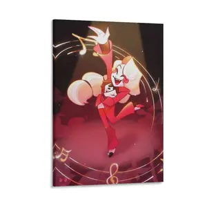Hazbin Hotel Poster Anime Cartoon Poster 190 Canvas Poster Bedroom Decor Sports Landscape Office Room Decor Gift Frames Wall Ornaments Decoration Artistic Print