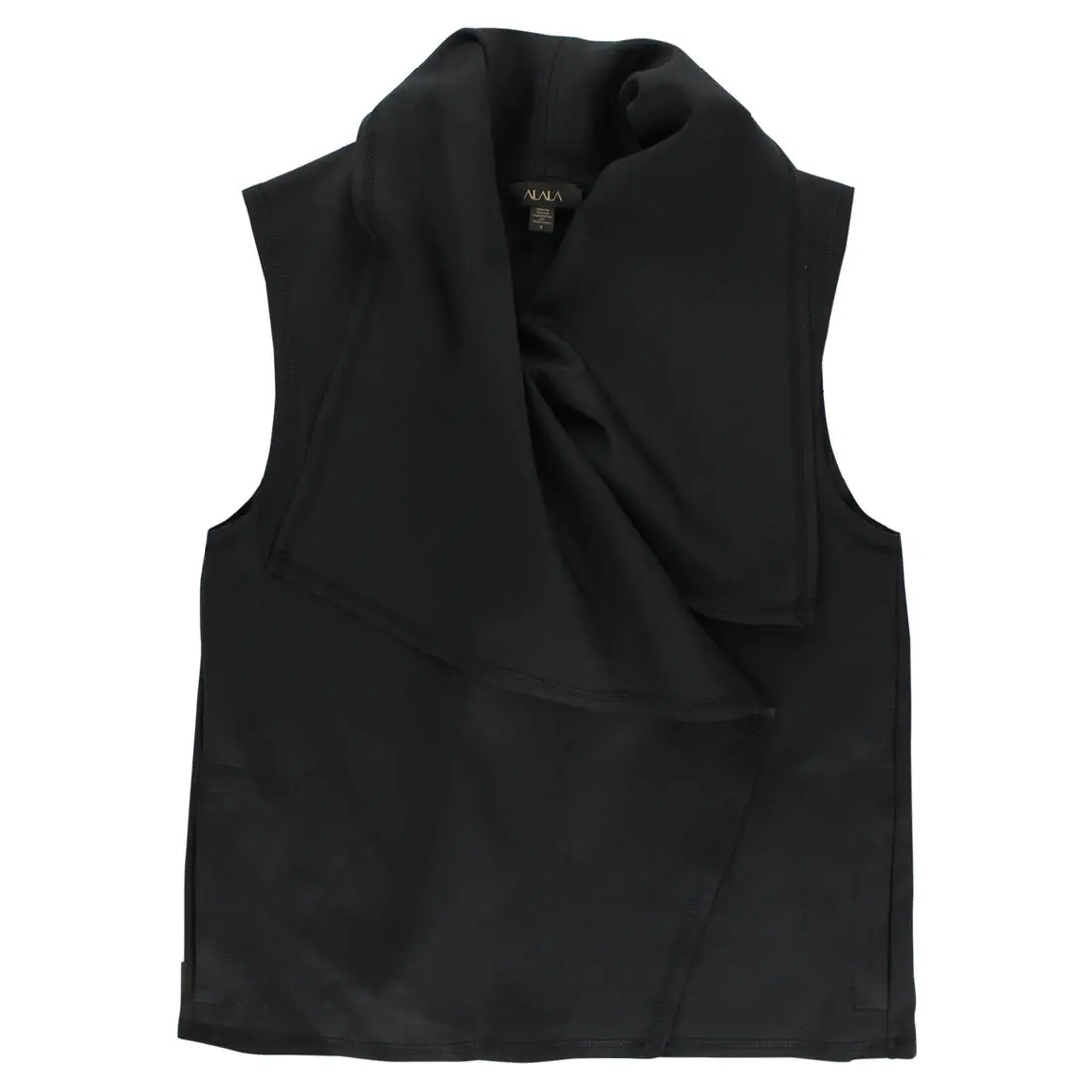 Drapey and sophisticated the Alala Draped Vest brings a fashion forward take to the classic vest. The draped asymmetrical design pairs perfectly with your favorite workout outfits and skinny jeans alike while the soft fabric locks in comfort.