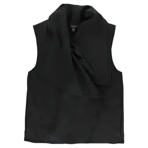 Alala Womens Draped Vest Black S, Color: Black