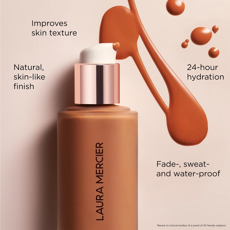 Laura Mercier Real Flawless Weightless Perfecting Waterproof Foundation - Oil Control, Hydrating, Sensitive Skin Friendly Makeup