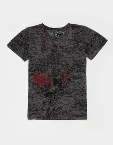 AFFLICTION Roses Womens Tee