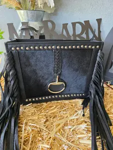 SNAFFLE BIT COWHIDE BAG