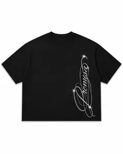 Rhinestone signature Boxy T-shirt