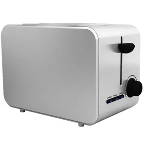 Stainless Steel Household Bread Toaster Automatic Breakfast Machine Durable Metal Body Toast Maker for Home