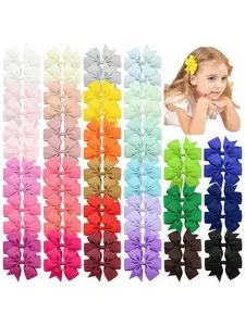 20pcs-Randomly-Assorted-Macaron-Color-Hair-Clips-For-Kids-Including-Butterfly-shaped-Clips-Party-Hairpins-Side-Clips-Etc-Barrettes Hair Clips Hair Accessories Girly