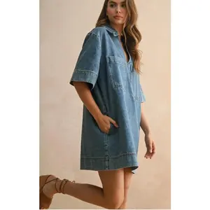 DENIM TUNIC DRESS
