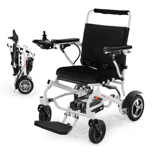 VEVOR Electric Wheelchair for Adults, 220lbs Capacity, Foldable Lightweight Motorized Wheelchair, 12 - Mile Long Travel Range, All - Terrain Powered Chair, Portable for Seniors DisabledVEVOR Super Brand Day