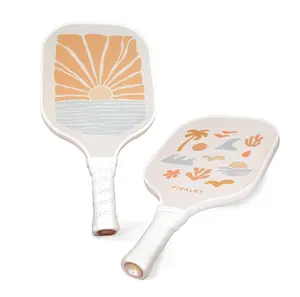 Fiberglass Pickleball Paddle with Sleeve - The Sunset Chaser