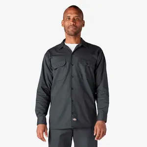 DICKIES original fit Long sleeve work shirt button up S-3XL