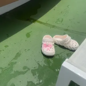 Cute Bow Girls Sandals, Eva Comfortable Breathable Slip-On, Casual Indoor Bowknot Design Slippers, All Occasion Garden Shoes