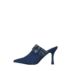 JEFFREY CAMPBELL: BLUE DENIM HEELS