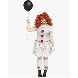 Carnevil Clown - Evil Clown - Costume - Adult Plus - 2 Sizes