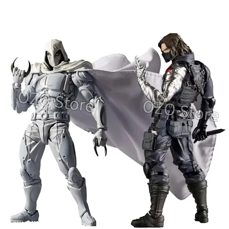 Moon Knight Figure Revoltech YAMAGUCHI Avengers Marc Spector Winter Soldier Action Figurine PVC Movable Model Toys Gifts