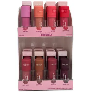 Rubor Líquido Beauty Creations - Venta al por Mayor Display 48 Unidades + 8 Probador (LQBL-PT)