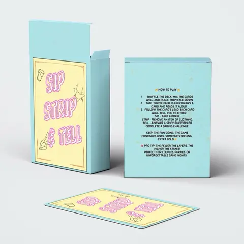 Sip, Strip & Tell