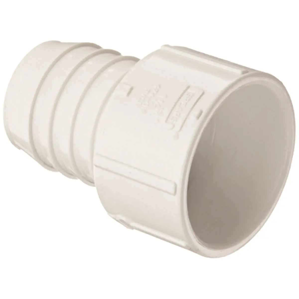 Spears Manufacturing 1.5 in. PVC Water Pipe Adapter, Standard Gray Fitting with Insert x Spigot Connection for Boating