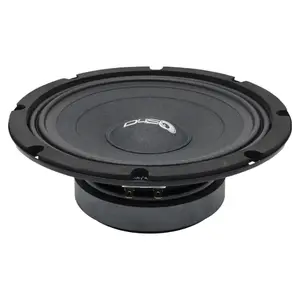 DOWN4SOUND D4S-SF804 - 8" Shallow Mount Midrange Speaker - 110W RMS, 4 Ohm High-Performance Audio Driver
