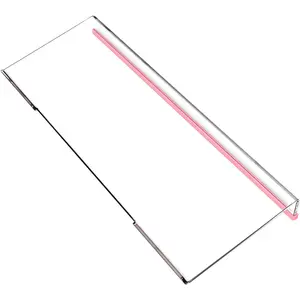 Comfortable Computer Keyboard Stand -  Keyboard Riser  Tilted Keyboard Holder for Easy Typing&Working at Home Office - Fits All Keyboard Sizes - 17'' Wide ( Clear)