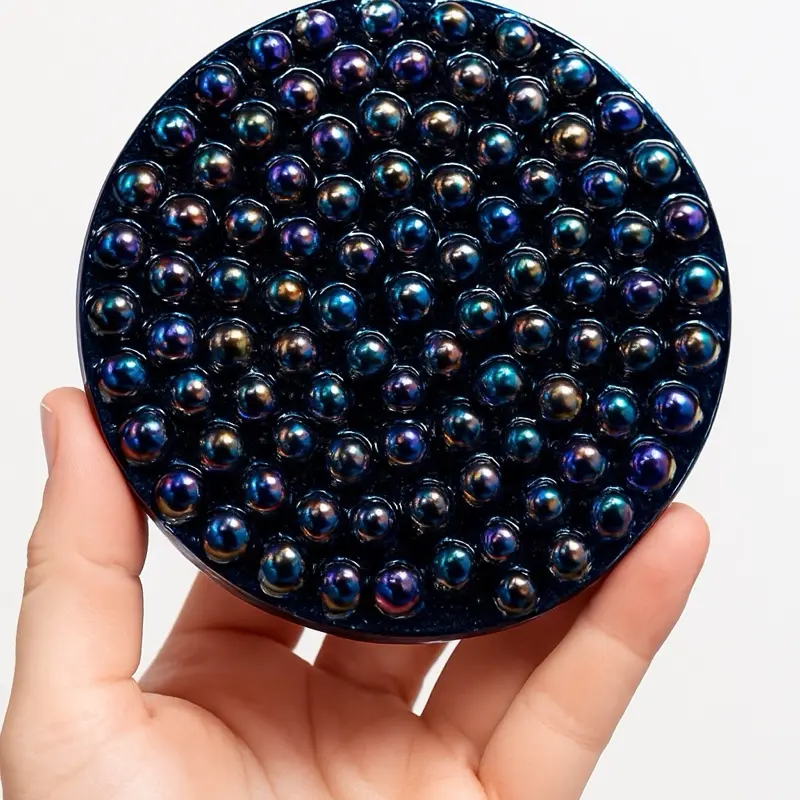 Dreamy Galaxy Remeltable Gel Sensory Pad for ADHD & Anxiety Relief with AB Bubble Beads Remeltable Up to 35x Calms Nervous Energy Reduces Skin Picking Behaviors