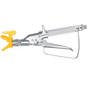 ZHUITU Airless Paint Spray Gun Sprayer High Pressure 3600 PSI 517 TIP (Silver)