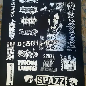 Crust punk patches sheet diy decoration power violence