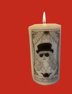 Handmade High Priestess Stevie Nicks Tarot Candle