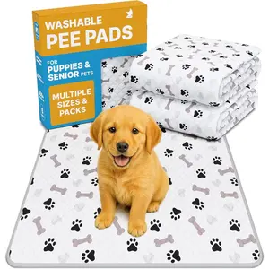Washable Pee Pads for Dogs -   Puppy Pads with Anti-Slip Backing, Pet  Pad for Puppy Playpen, Crate, Whelping Box, Potty  (Pack of 2 - 34x36)