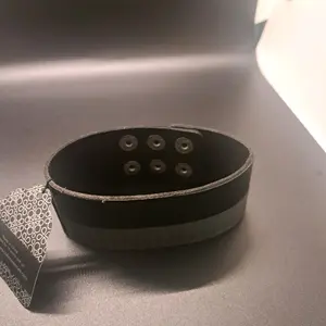black and grey snap bracelet