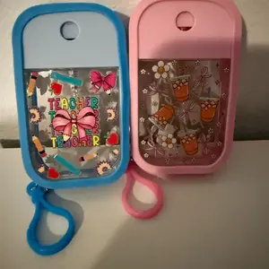 Hand sanitizer bottles