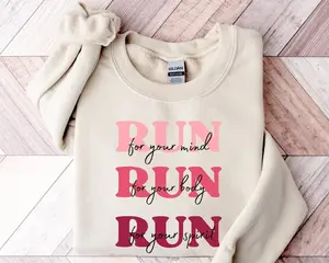 [Sale off up to 50%] Run For Your Mind Sweatshirt, Marathon Athlete Sweater, streetwear graphic tee