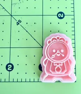 Beauty and the Beast Grandfather Clock Polymer Clay Cutter