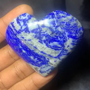 Natural Lapis Lazuli Crystal Heart