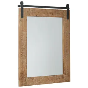Lanie - Accent Mirror - Antique Brown