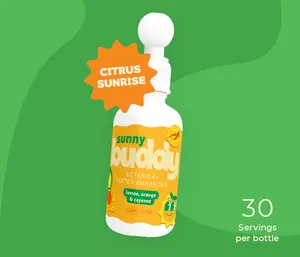 Sunny Buddy- Citrus Spice Water Enhancer Flavor Drops, 30 Servings