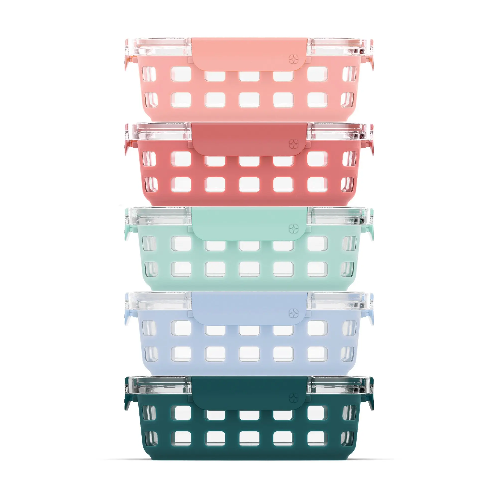 Duraglass™ Meal Prep Containers, Set of 5 Duraglass™ Meal Prep Containers, Set of 5