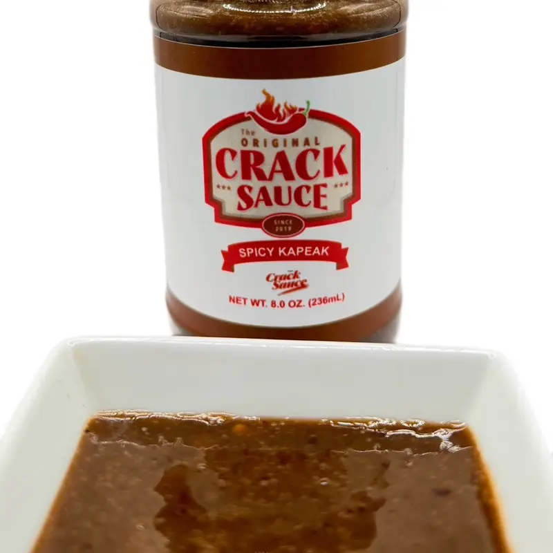 SPICY SHRIMP PASTE "KAPEAK" CRACKSAUCE 8 OZ SPICY SHRIMP PASTE "KAPEAK" CRACKSAUCE 8 OZ